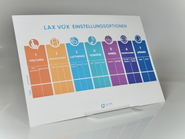 LAX VOX® Visuals - inkl. LAX VOX® Einstellungsoptionen